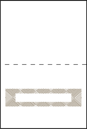Tapestry Letterpress Placecard Fold Design Medium