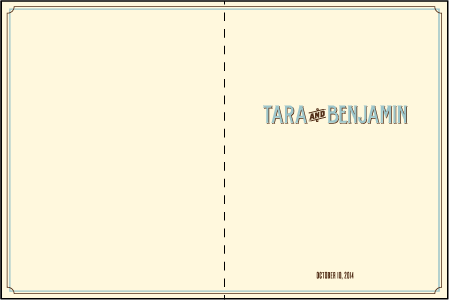 Tara Letterpress Program Design Medium