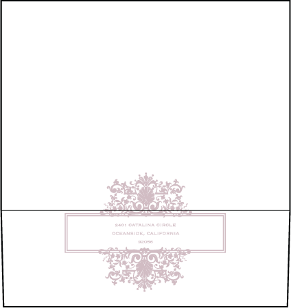 Tasha Letterpress Envelope Design Medium