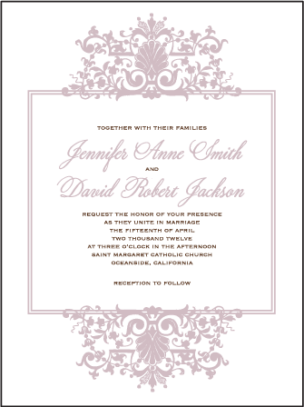 Tasha Letterpress Invitation Design Medium