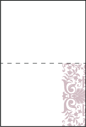 Tasha Letterpress Placecard Fold Design Medium