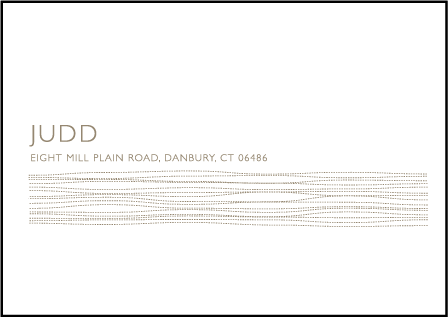 Threaded Letterpress Reply Envelope Design Medium