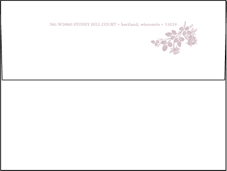 Tuileries Letterpress Envelope Design Medium