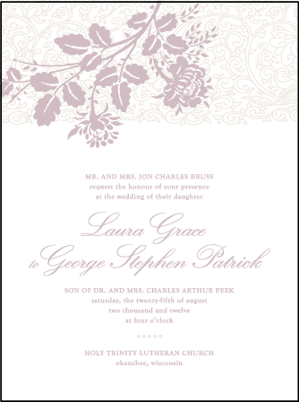 Tuileries Letterpress Invitation Design Medium