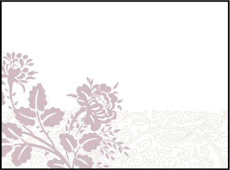 Tuileries Letterpress Placecard Flat Design Medium