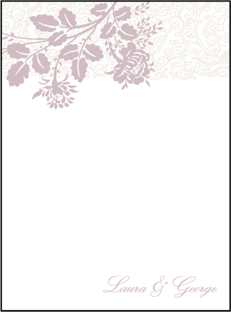Tuileries Letterpress Thank You Card Flat Design Medium