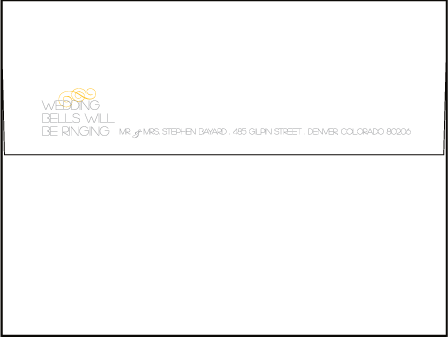 Typology Letterpress Envelope Design Medium