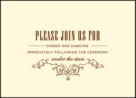 Under the Tree Letterpress Reception Design Medium