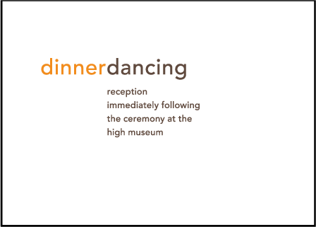 Union Letterpress Reception Design Medium