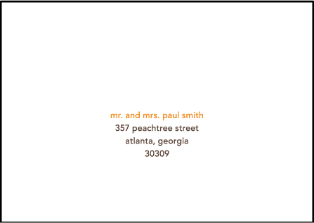 Union Letterpress Reply Envelope Design Medium