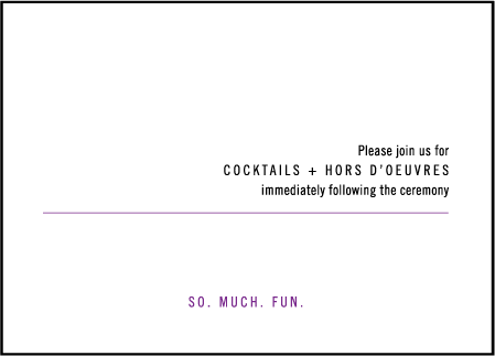 Unique Minimes Letterpress Reception Design Medium