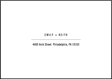 Unique Minimes Letterpress Reply Envelope Design Medium
