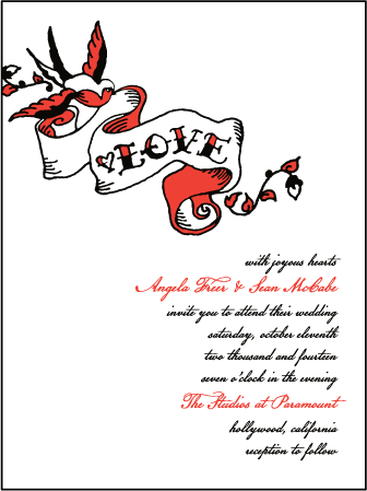 Urban Ink Letterpress Invitation Design Medium