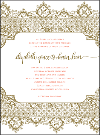 Ursula Letterpress Invitation Design Medium