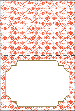 Ursula Letterpress Placecard Fold Design Medium