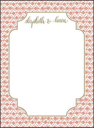 Ursula Letterpress Thank You Card Flat Design Medium