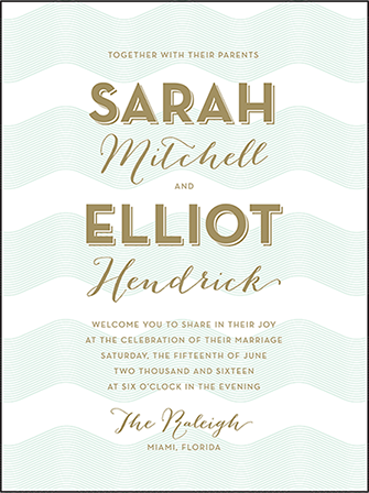 Viceroy Letterpress Invitation Design Medium