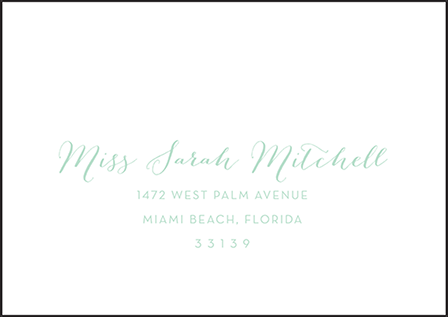 Viceroy Letterpress Reply Envelope Design Medium