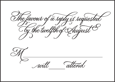 Victoria Calligraphy Letterpress Reply Design Medium