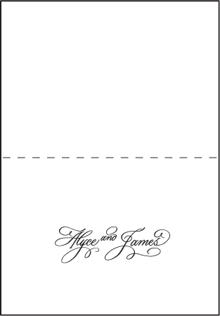 Victoria Calligraphy Letterpress Thank You Card Fold Design Medium