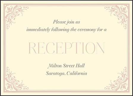 Victorian Elegance Letterpress Reception Design Medium