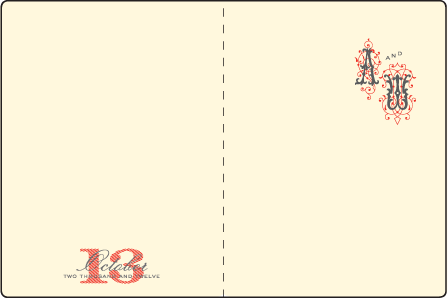 Victrola Letterpress Program Design Medium