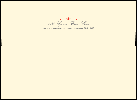 Victrola Letterpress Save The Date Envelope Design Medium