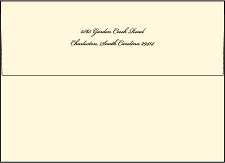 Viennese Waltz Letterpress Envelope Design Medium