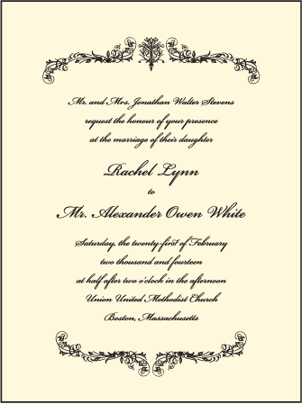 Viennese Waltz Letterpress Invitation Design Medium