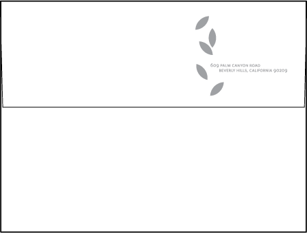 Ville-Marie Letterpress Envelope Design Medium