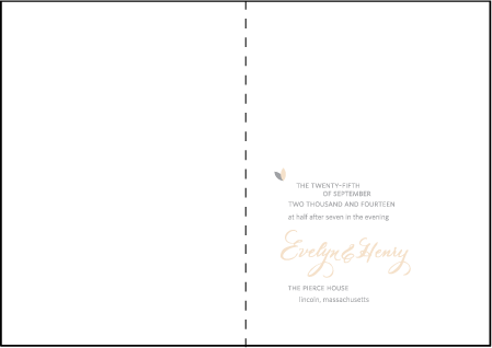 Ville-Marie Letterpress Program Design Medium
