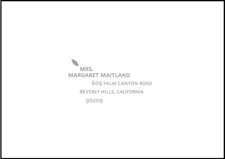 Ville-Marie Letterpress Reply Envelope Design Medium