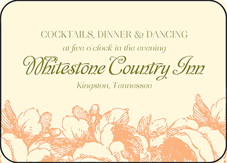 Vintage Apothecary Letterpress Reception Design Medium