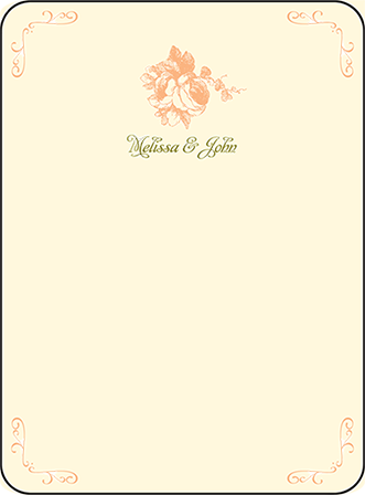 Vintage Apothecary Letterpress Thank You Card Flat Design Medium