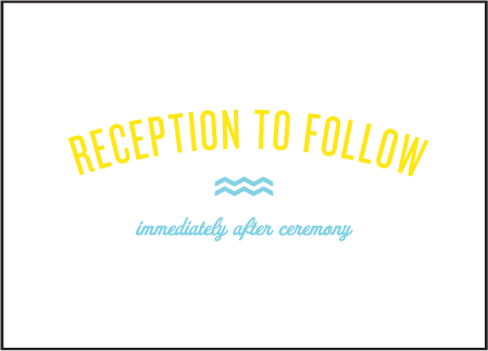 Vintage Beach Letterpress Reception Design Medium