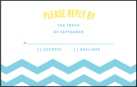 Vintage Beach Letterpress Reply Postcard Front Design Medium