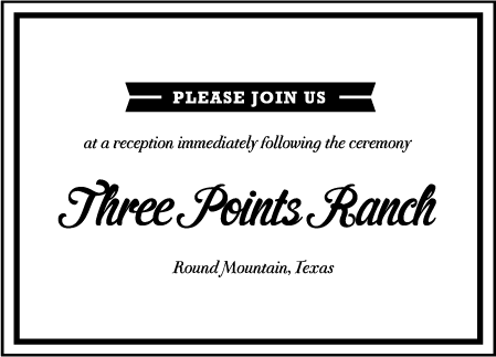 Vintage Charm Letterpress Reception Design Medium