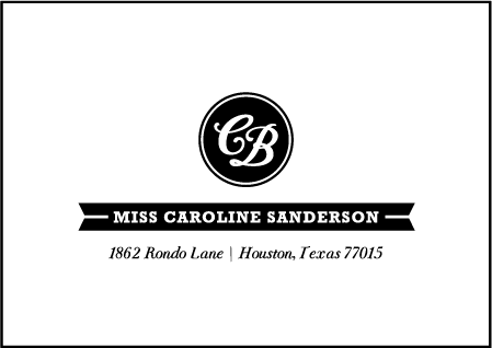 Vintage Charm Letterpress Reply Envelope Design Medium