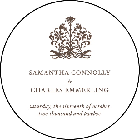 Vintage Letterpress Coaster Design Medium