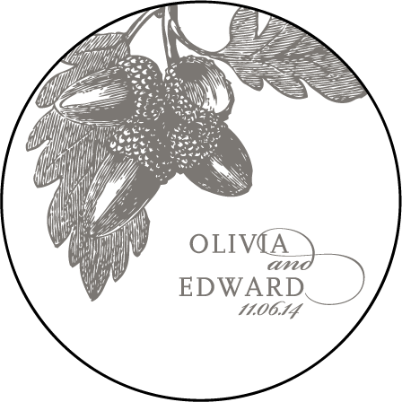 Walden Letterpress Coaster Design Medium