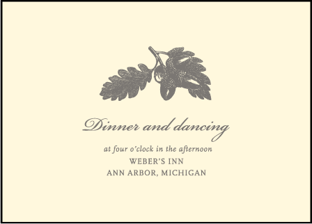 Walden Letterpress Reception Design Medium