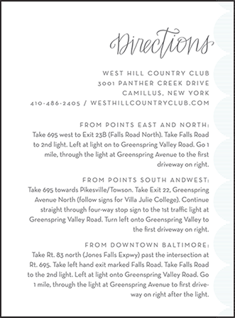 Wave Letterpress Direction Design Medium