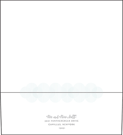 Wave Letterpress Envelope Design Medium