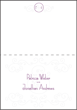 Weber Letterpress Thank You Card Fold Design Medium