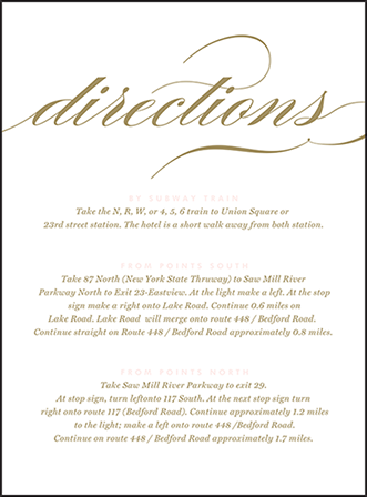 Whisper Letterpress Direction Design Medium