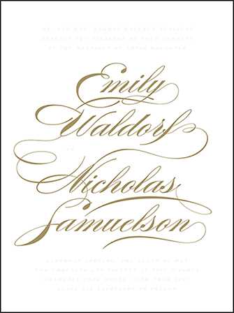 Whisper Letterpress Invitation Design Medium