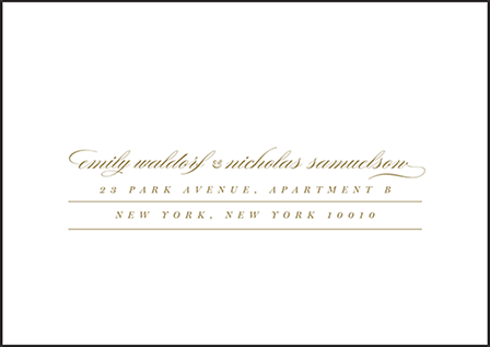 Whisper Letterpress Reply Envelope Design Medium