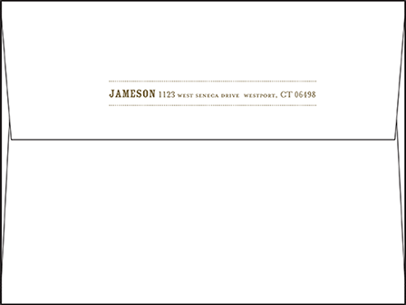 Wicklow Letterpress Envelope Design Medium
