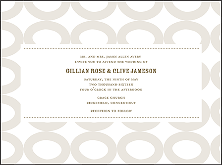 Wicklow Letterpress Invitation Design Medium