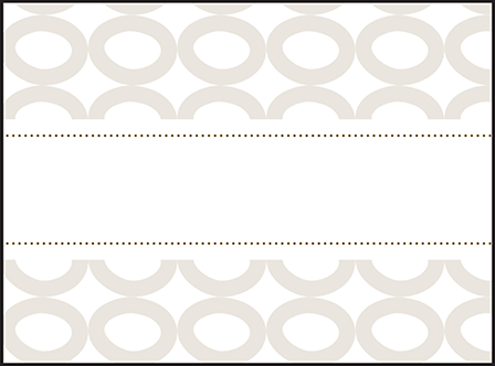 Wicklow Letterpress Placecard Flat Design Medium